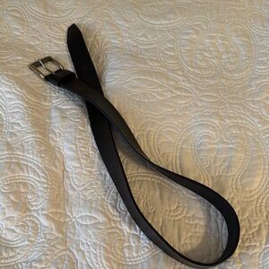 Johnston & Murphy, Black Leather Belt, 38